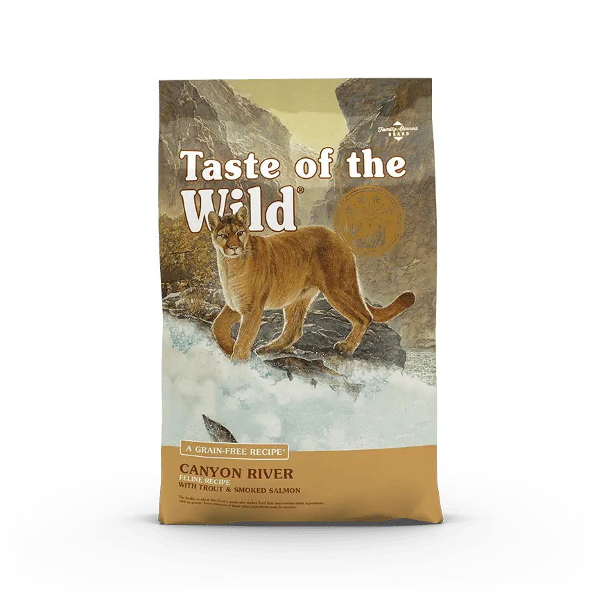 croqueta para gato, Canyon River Feline Sabor Trucha Y Salmón Ahumado 6.3 Kg