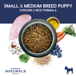 Cargar imagen en el visor de galería, Diamond Naturals Small &amp; Medium Breed Puppy 18.14 Kg, cachorros razas chicas y medianas
