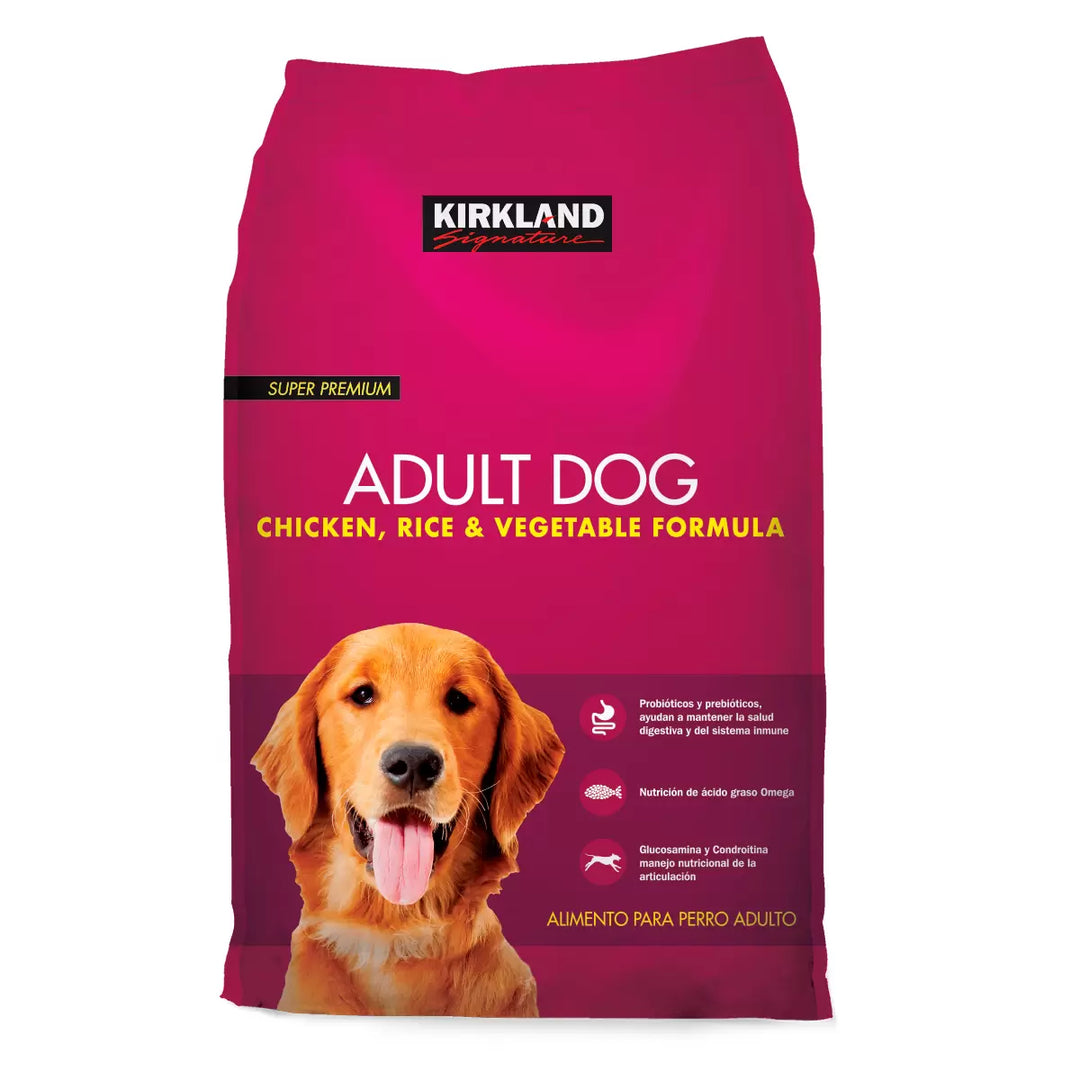 croqueta Kirkland Signature para Perro Pollo/arroz 18 Kg