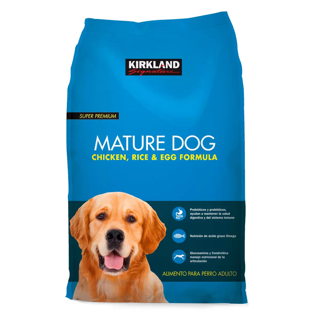 croqueta para Perro Maduro Pollo/arroz 18 Kg Kirkland Signature