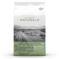croqueta Diamond Naturals Large Breed Adult Dog Lamb &amp; Rice, raza grande sabor cordero; 18.14 kg