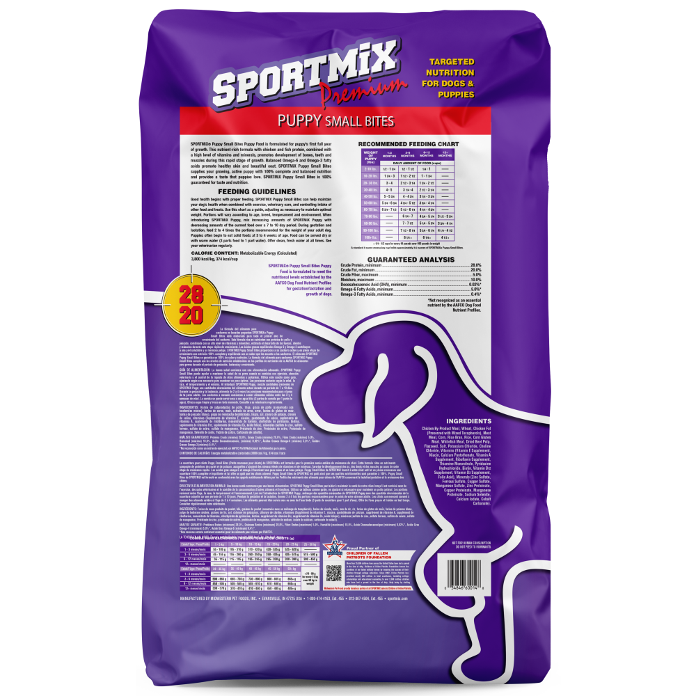 croqueta para cachorro Croquetas Sportmix Puppy Small Bites 15kg